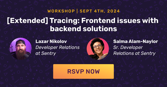 [Extended] Tracing: Frontend issues with backend solutions